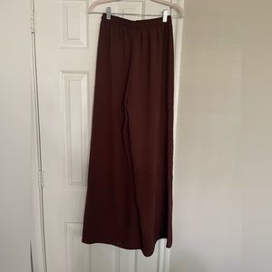Brown wide leg pants